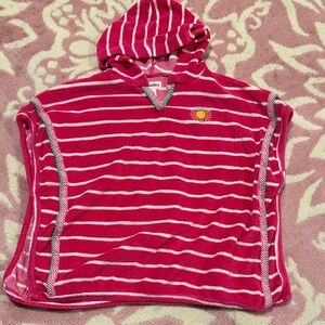 Hatley Pink and White Striped Coverup